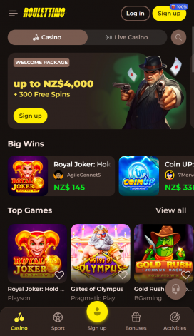 Roulettino Apps Homepage