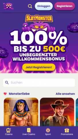 SlotMonster Apps Homepage