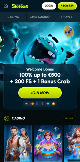 Slotexo Apps Homepage