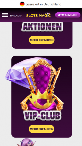 SlotsMagic Casino Apps Homepage