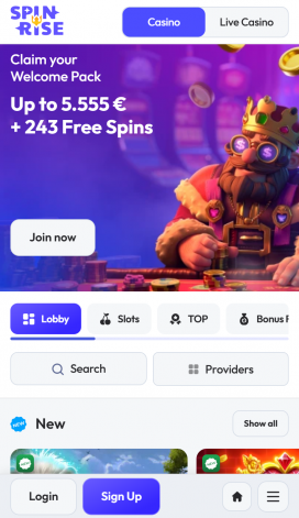 Spinrise Apps Homepage