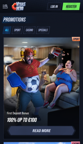 VegasHero Apps Homepage