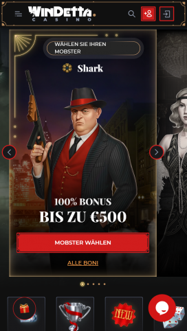 WinDetta Casino Apps Homepage