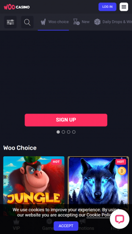 WooCasinos Homepage