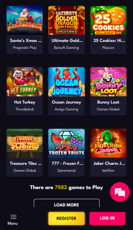 AllStarz Casino Apps Homepage