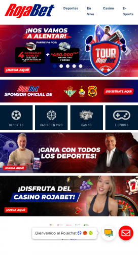 Apps RojaBet Homepage