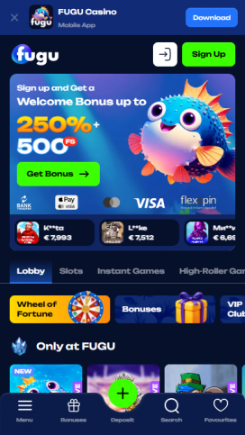 Fugu Casinos Homepage