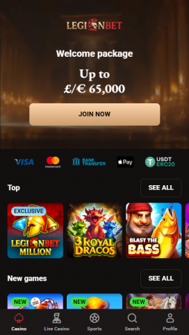 Legionbet Apps Homepage