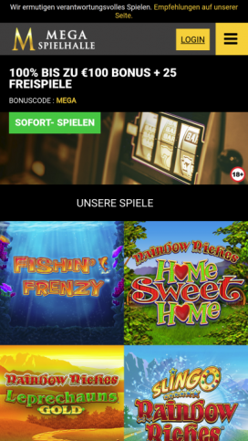 Mega Casino Apps Homepage