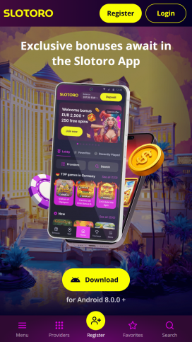 Slotoro Apps Homepage