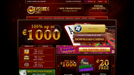 Silversands Casinos Homepage