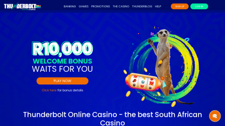 Thunderbolt Casinos Homepage