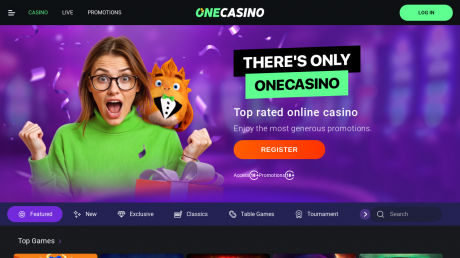 One Casinos Homepage