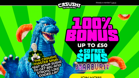Casushi Casinos Homepage