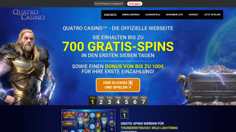 Quatro Casino Homepage
