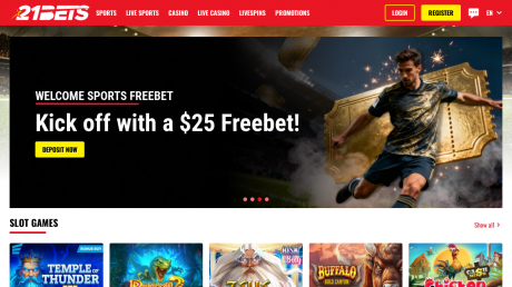 21Betss Homepage