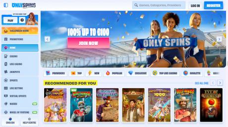 OnlySpinss Homepage
