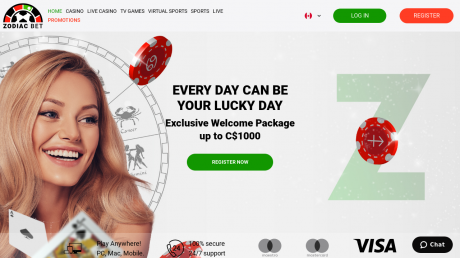 ZodiacBets Homepage
