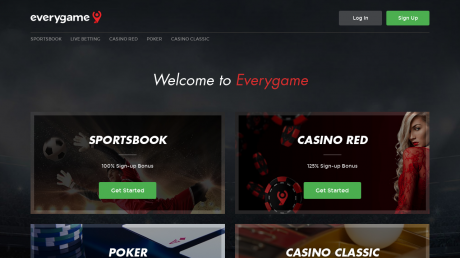Everygames Homepage