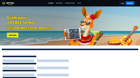 Ripper Casinos Homepage