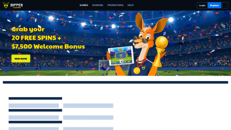 Ripper Casinos Homepage