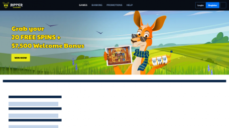 Ripper Casinos Homepage