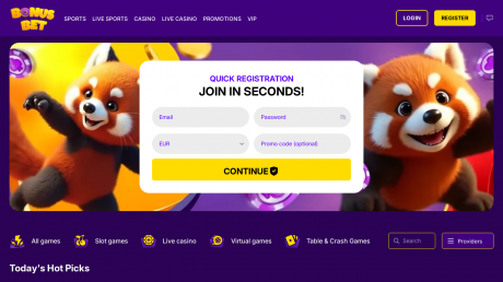Bonusbets Homepage