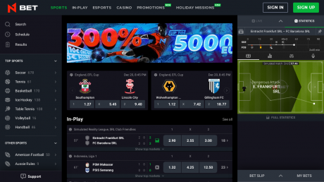 تطبيق N1Bet Homepage