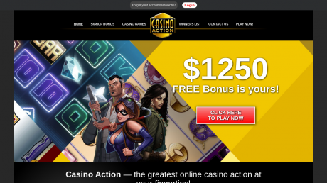 Casino Actions Homepage