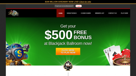 BlackJack Ballroom Casinos Homepage