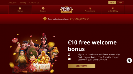 Golden Euro Casinos Homepage
