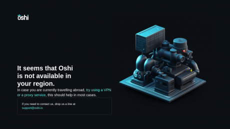 تطبيقات Oshi.io Homepage