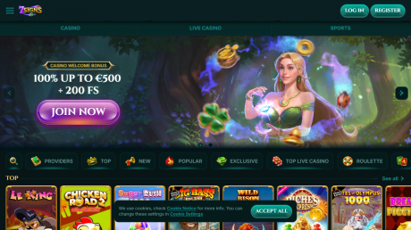 7Signs Casinos Homepage