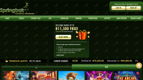 Springboks Homepage