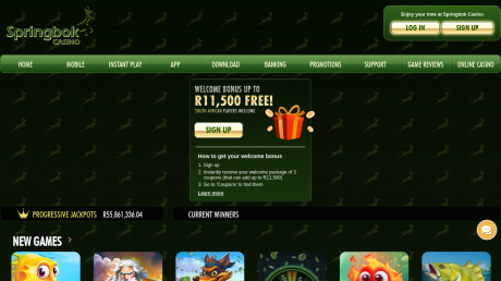 Springboks Homepage