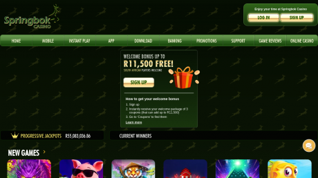Springboks Homepage