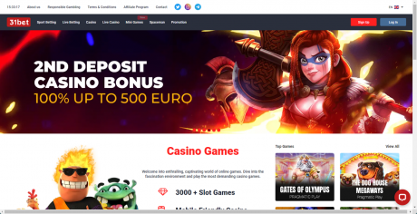 31bet Homepage