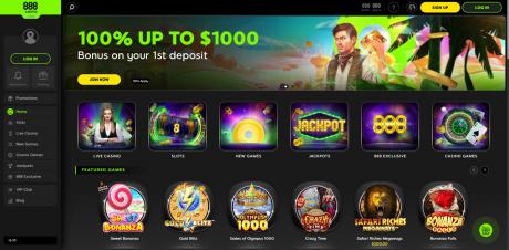 تطبيق 888 كازينو Homepage