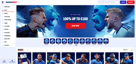 App Bankonbet Homepage