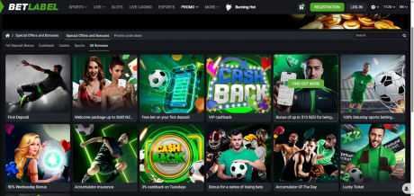 BetLabels Homepage