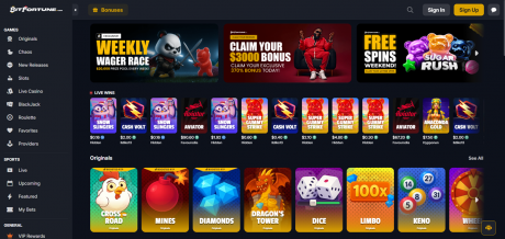 BitFortunes Homepage