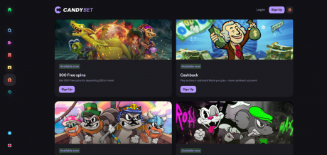 CandyBets Homepage