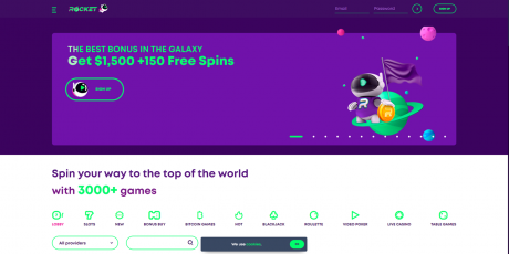 Casino Rockets Homepage