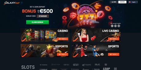 Galaxy.bets Homepage