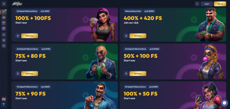 Gangsta Casinos Homepage