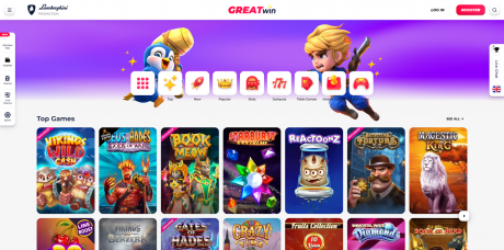 Applicazioni del casinò Greatwin Homepage