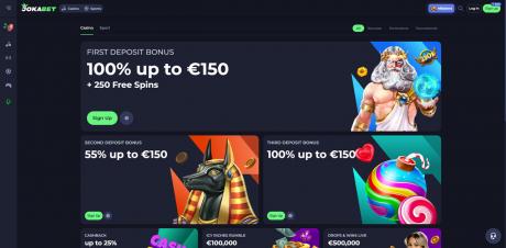 Aplicaciones del Casino Jokabet Homepage