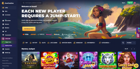Joocasinos Homepage