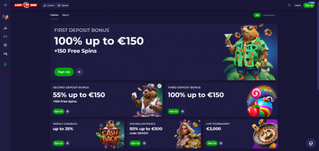 Lazybar Casinos Homepage