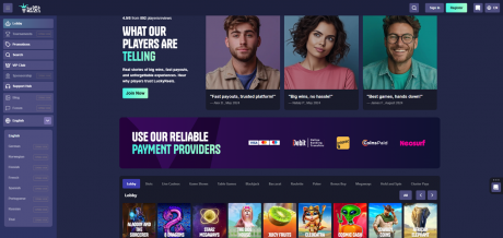 LuckyReelss Homepage